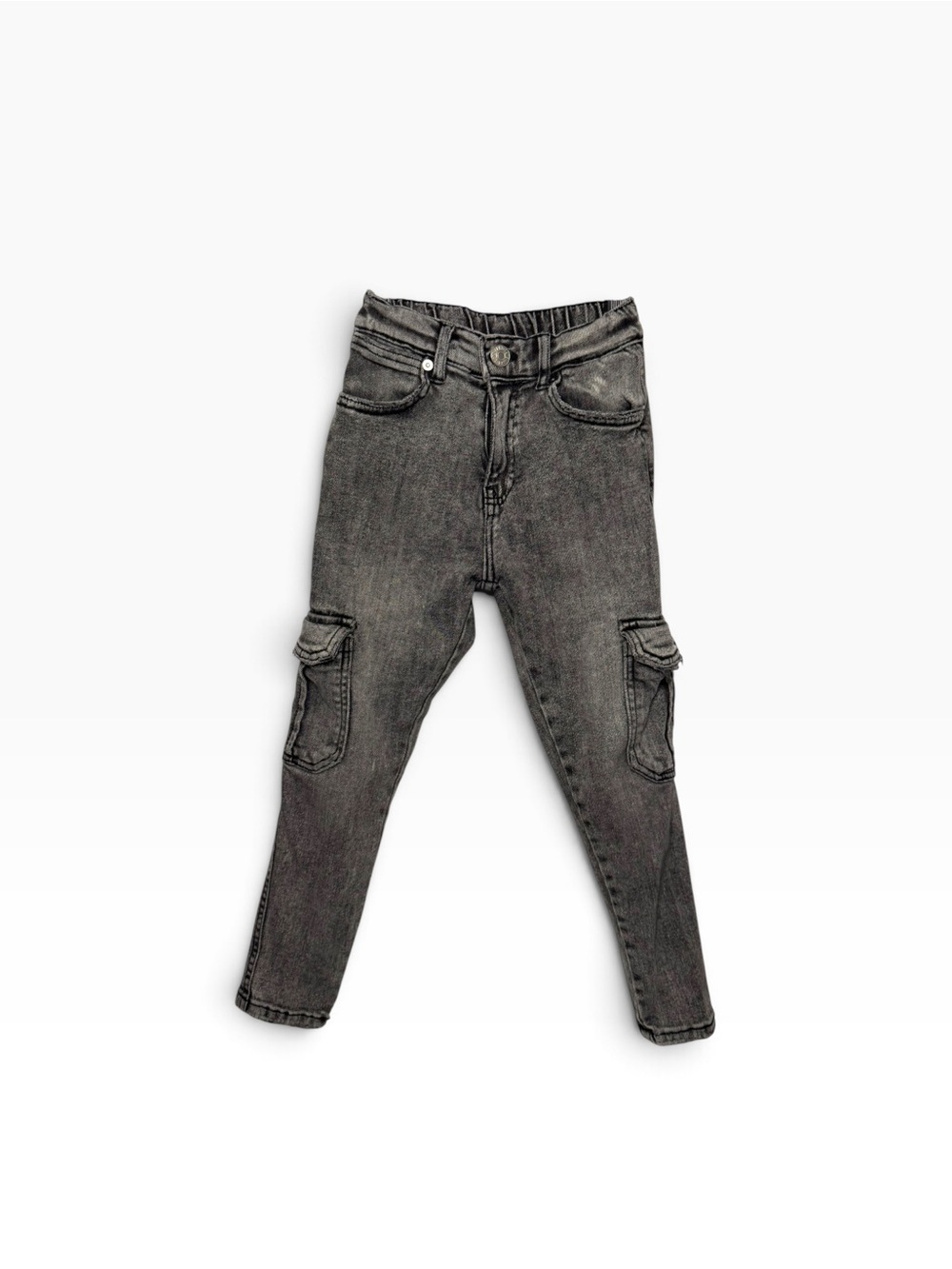 โญ๏ธ 5/$30 Zara Kids Cargo Denim Jeans size 7